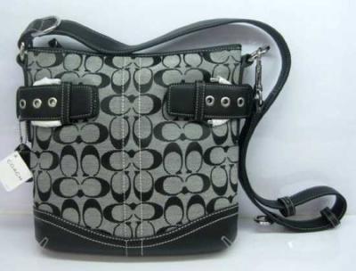 discount COACH bags - 3574 black/gray